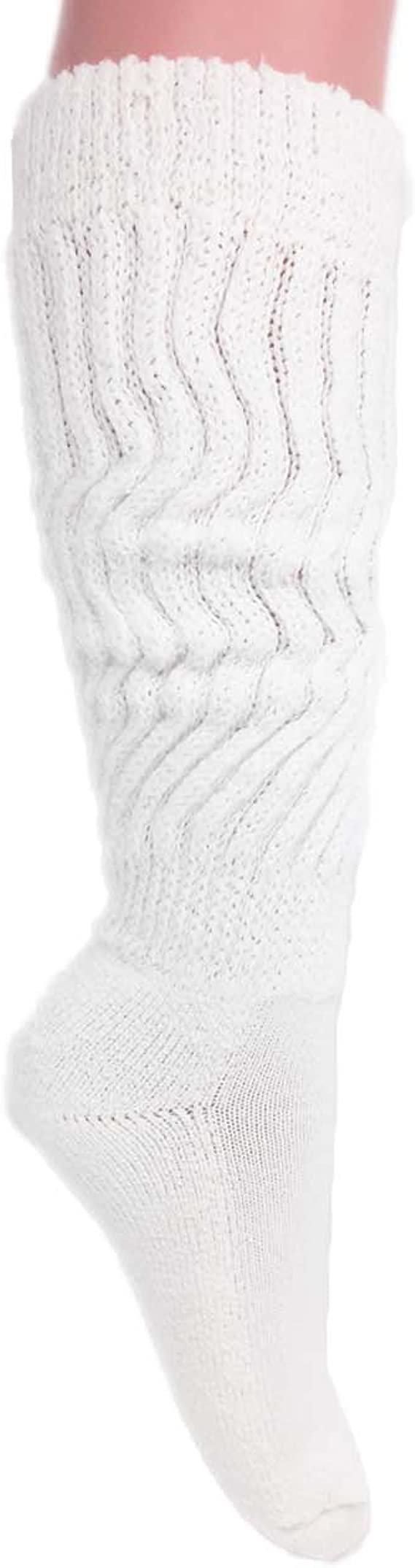 Women's extra long and thick casual cotton socks, sizes 9 to 11 (1 Pairs)