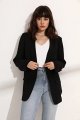 Womens Casual Blazers Open Front Long Sleeve Work Office No Buckle Jackets Blazer